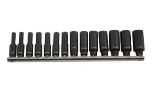 image of Laser Tools 5962 Deep Impact Socket Set 1/4"D 14pc