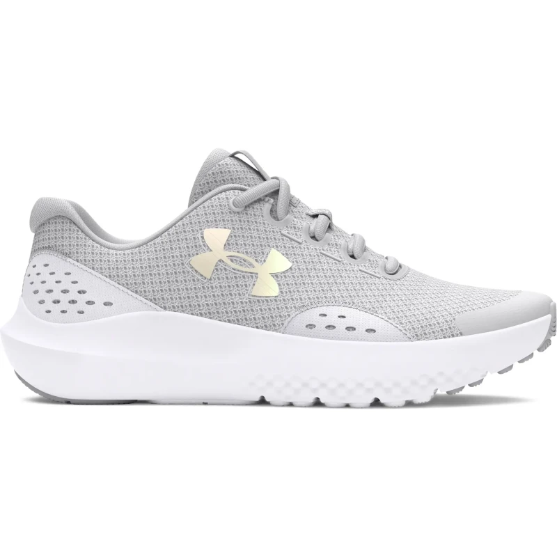 Image of Girls' grade school running shoes Under Armour Surge 4 Gris Female 39