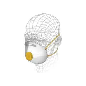 Image of Vitrex Premium Valved Power Tool & MDF Respirator P2