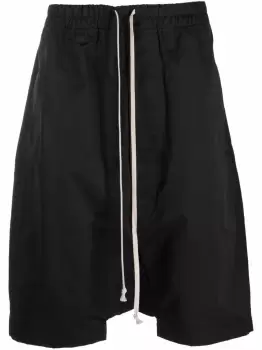 image of RICK OWENS DRKSHDW Drawstring Shorts Black