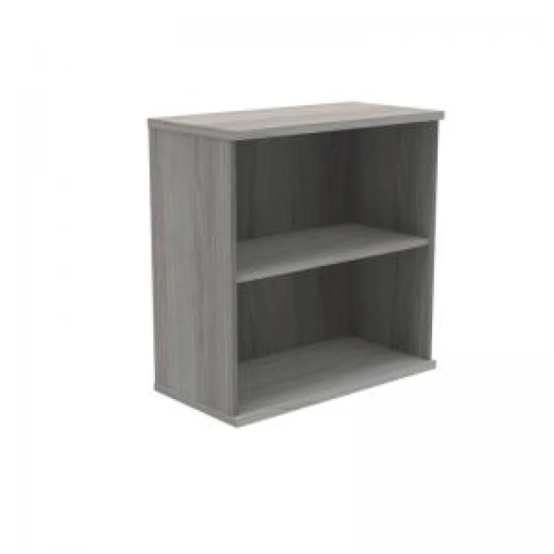 Image of Polaris Bookcase 1 Shelf 800x400x816mm Alaskan Grey Oak KF821146