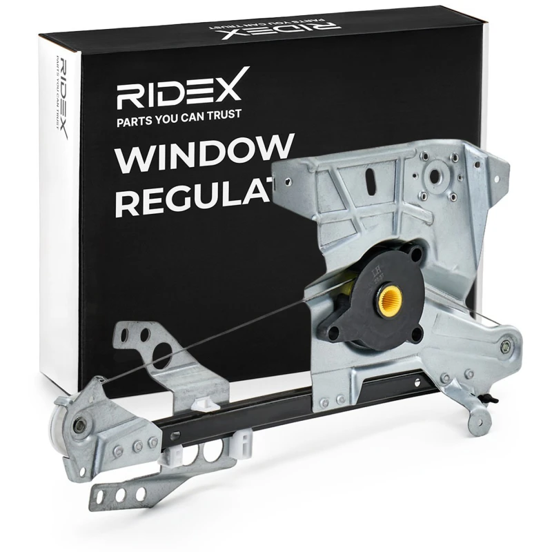 Image of RIDEX 1561W0199 Window regulator Left Rear, Operating Mode: Electric, without electric motor Window Winder (1561)