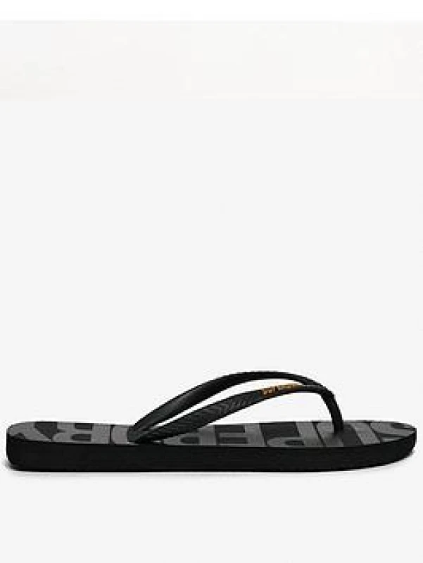 Image of Superdry Girl's flip-flops Superdry Essential Flip Flop Noir Female 7/8 ans