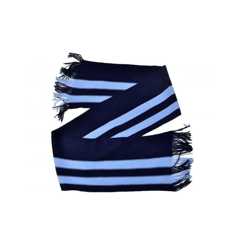 Image of BB Sports Mens Bar Knitted Winter Scarf in Mid Navy Mid Navy Male One Size