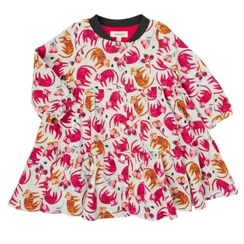 image of Catimini CR30093-35 Girls Childrens dress in Multicolour - Sizes 6 months,12 mois,18 months