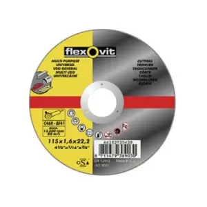 image of Cutting Disc - 125mm x 1.0mm - 66252926776 - Flexovit