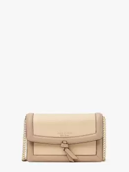 Image of Kate Spade Knott Colorblocked Flap Crossbody, Warm Stone Multi, One Size