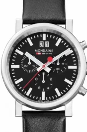 Mens Mondaine Swiss Railways Chronograph Watch A6903030414SBB