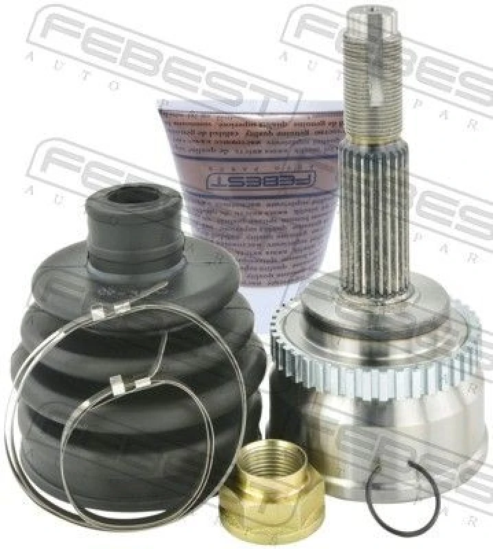 Image of FEBEST 0210-060A42 Joint, drive shaft Front Axle, with ABS sensor ring Joint,drive shaft (236)