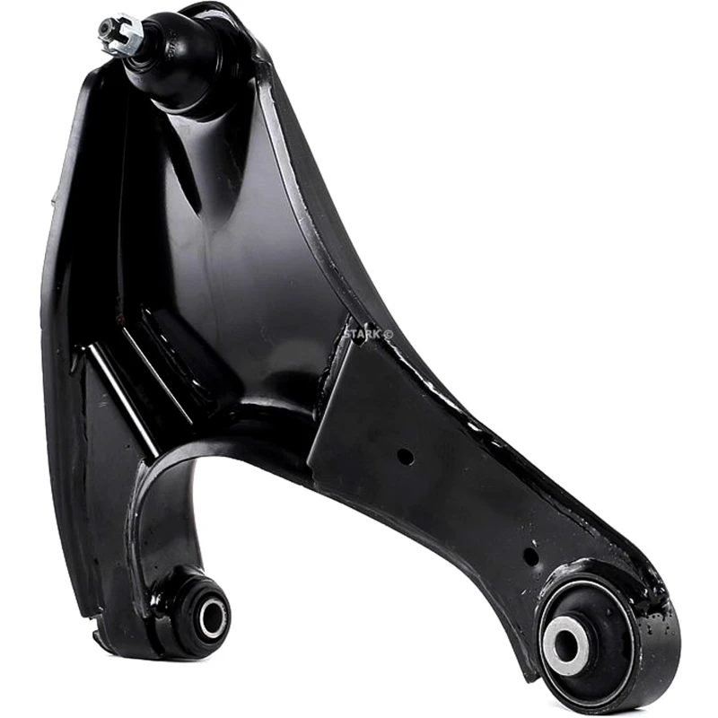 Image of STARK SKCA-0050651 Suspension arm Control Arm, Sheet Steel, Front Axle Left, with rubber mount Sheet Steel Track Control Arm (273)
