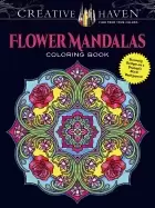 Image of creative haven flower mandalas coloring book stunning designs on a dramatic