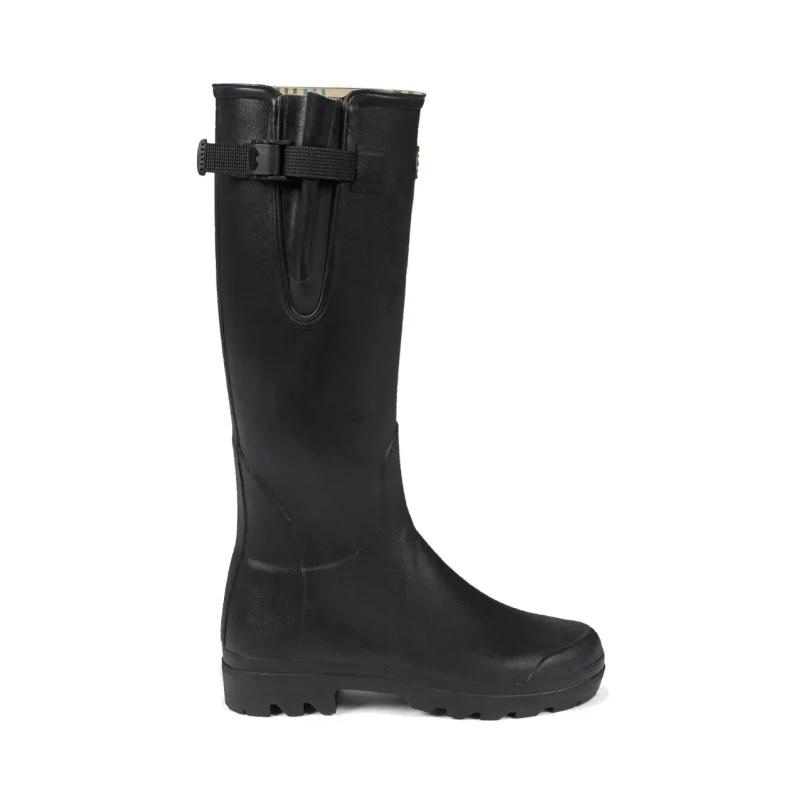 Image of Womens Lined Jersey Boots Le Chameau Vierzon Noir Female 36