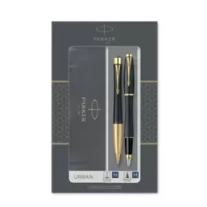 image of Parker 2093381 pen set Black,Gold 2 pc(s)