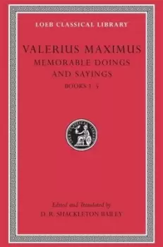Image of Memorable doings and sayings by Valerius Maximus