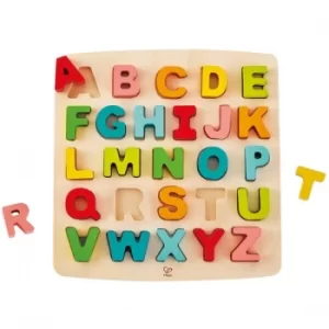 image of Hape Chunky Alphabet Puzzle Activity Toy