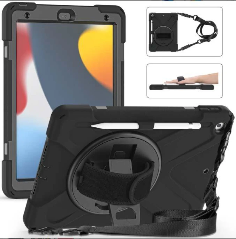 Image of MAXCases Shield Case for iPad 7/8/9th Gen (10.2in) with Hand strap sho