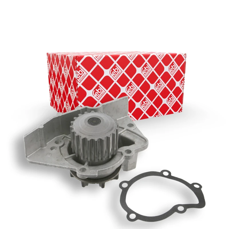 Image of FEBI BILSTEIN 24185 Water pump Number of Teeth: 20, Cast Aluminium, with gasket/seal Cast Aluminium Water Pump (1260)