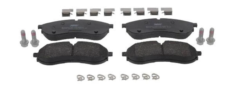 Image of JURID 574201J Brake pad set not prepared for wear warning indicator, with accessories Brake Pad Set,disc brake (402)
