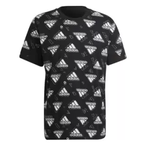 Image of adidas GFX T-Shirt Mens - Black