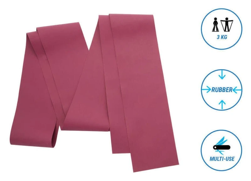 Image of Decathlon Decathlon Pilates Elastic Resistance Band - 3kg