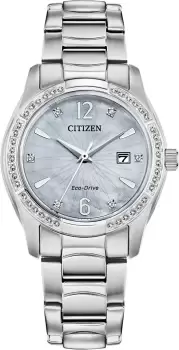 Image of Citizen Watch Eco Drive Crystal Case Ladies