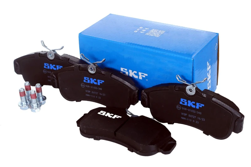 Image of SKF VKBP 80727 Brake pad set not prepared for wear warning indicator Brake Pad Set,disc brake (402)
