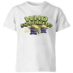 Image of Toy Story Who Squeaked Kids T-Shirt - White - 9-10 Years