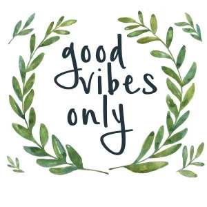 image of Fine Decor Wall Pops Good Vibes Wall Sticker