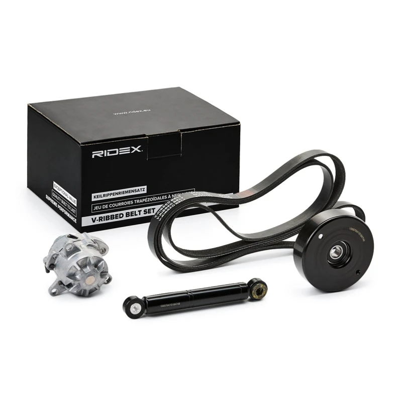 Image of RIDEX 542R0433 V-ribbed belt set V-Ribbed Belt Set (542)
