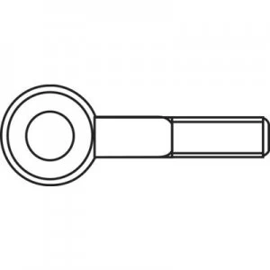 Image of M5 x 20 mm Galvanised Steel Lifting Eye Bolts (50 pc(s))