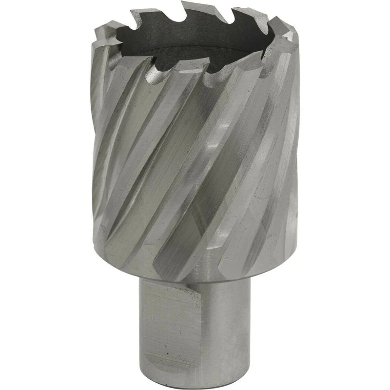 Image of Loops 35mm x 25mm Depth Rotabor Cutter - M2 Steel Annular Metal Core Drill 19mm Shank Metallics