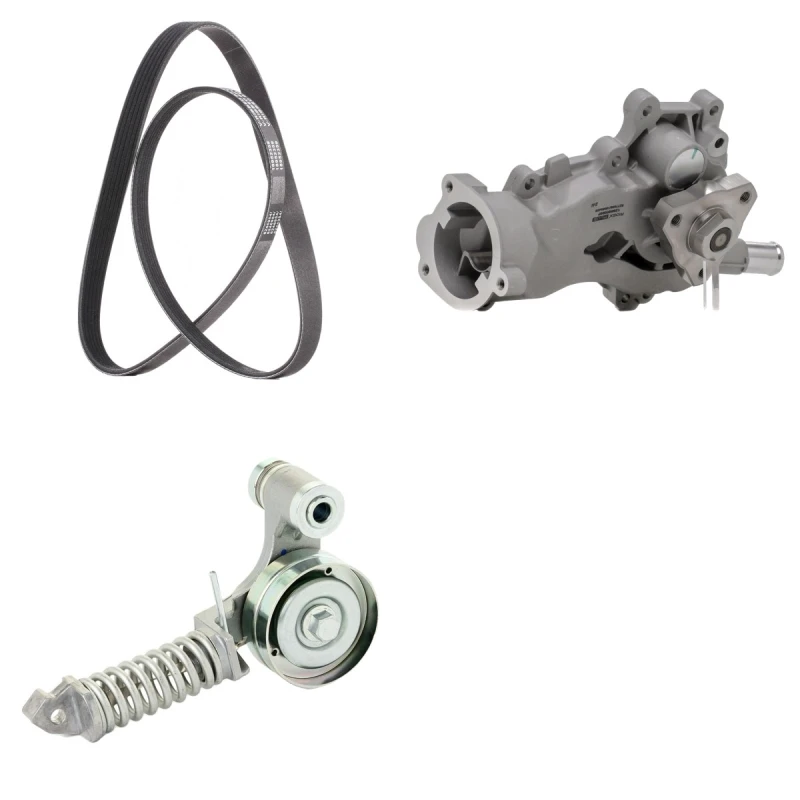 Image of RIDEX PLUS 4172P0116P Water Pump + V-Ribbed Belt Kit Water Pump + V-Ribbed Belt Kit (4172)