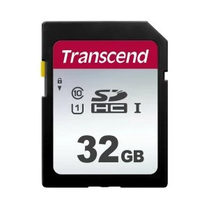 Image of Transcend 300S memory card 32GB SDHC Class 10 UHS-I