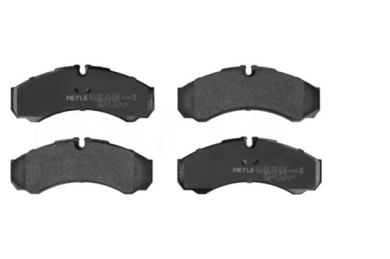 Image of MEYLE 025 291 2120 Brake pad set Rear Axle, prepared for wear warning indicator, Original Quality, with anti-squeak plate Brake Pad Set,disc brake (4