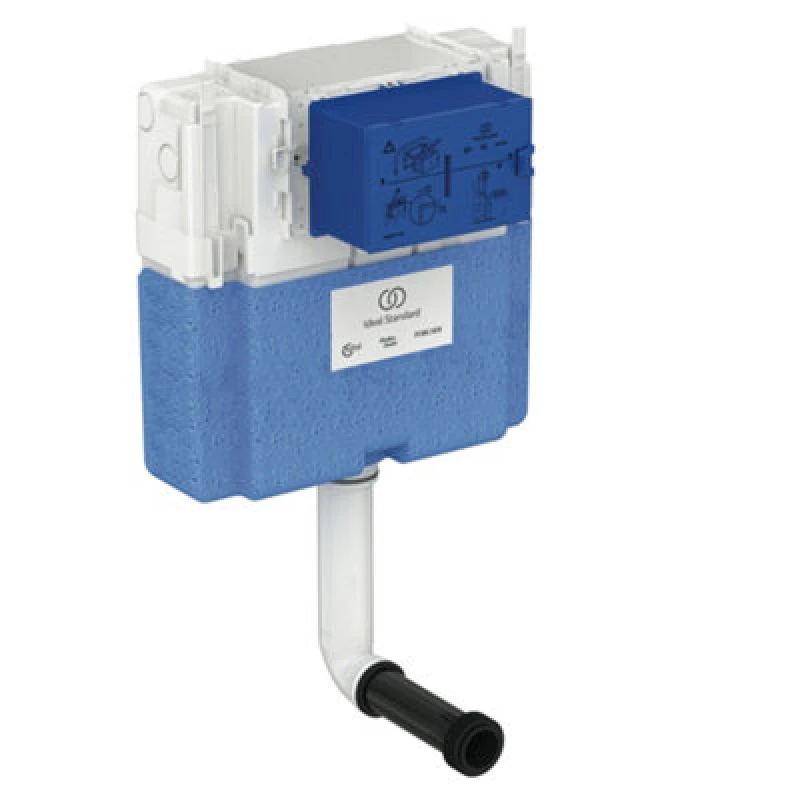 Image of Ideal Standard Prosys Pneumatic White Concealed Side Inlet Water-Saving Cistern (H)42.5Cm (W)49Cm (D)15Cm