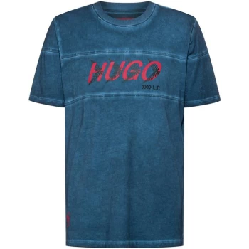 Image of Hugo Boss X Liam Payne Dappel T-Shirt Navy Size L Men