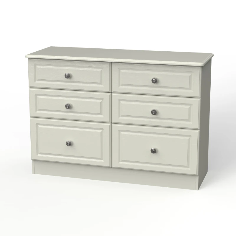Image of Kendal 6 Drawer Wide Chest In Kashmir Ash (Ready Assembled)