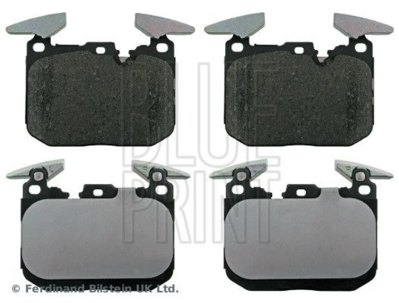 Image of Blue PRINT Brake pad set Blue PRINT ADB114231