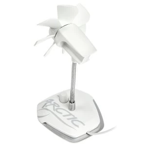 image of Arctic Breeze Desktop USB 92mm Fan - White