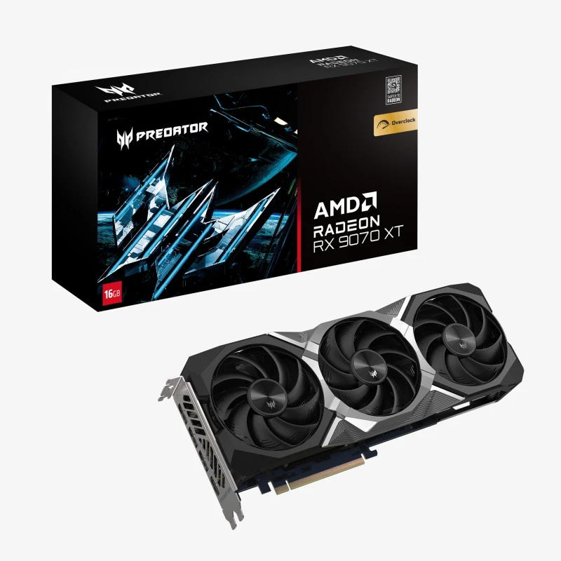 Image of Acer Acer Predator BiFrost Radeon RX 9070 XT OC 16GB AMD GDDR6 DP.Z4FWW.P01