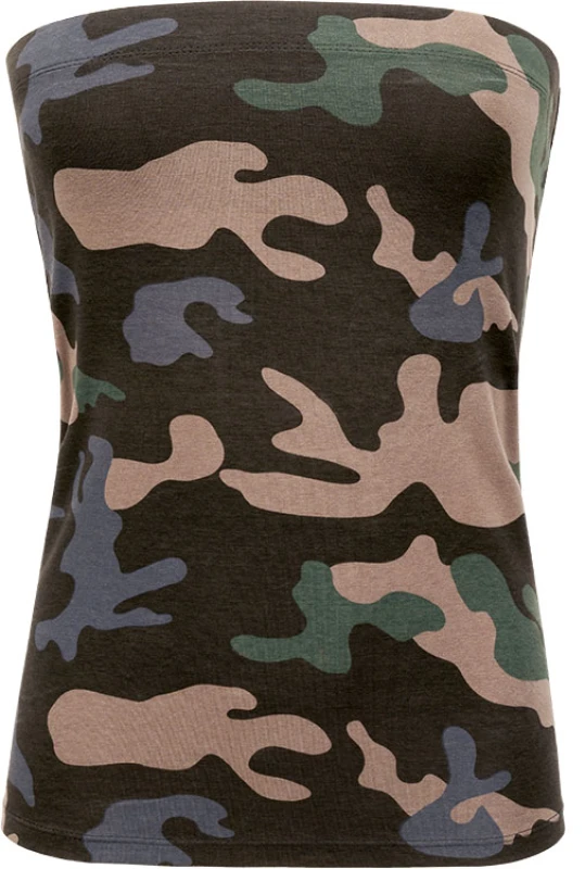 Image of Brandit Bandeau 1in2 Camo, top/skirt women , color: Dark Camo , size: XXL