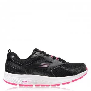 image of Skechers Consistent Running Shoes Ladies - Black/Pink