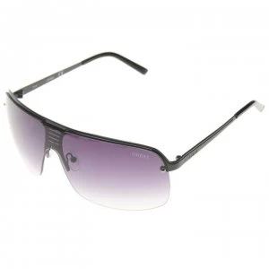Image of Guess Shield Sunglasses - Black/Grey