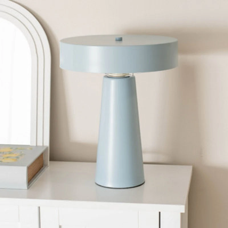 Image of Remi Blue Metal Table Lamp