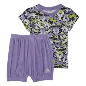 Image of adidas x Marimekko Graphic Summer Set Kids - Semi Solar Yellow / Pulse Lime