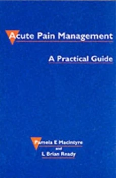 Image of Acute Pain Management by Pamela Macintyre Paperback