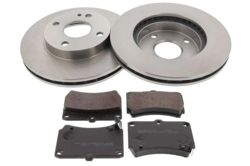 Image of MAPCO 47510 Brake disc and pads set Front Axle, Brake Disc Type: Vented Brake Set,disc brakes (3405)