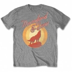 Image of Mumford and Sons Hopeless Mens Grey T Shirt Medium