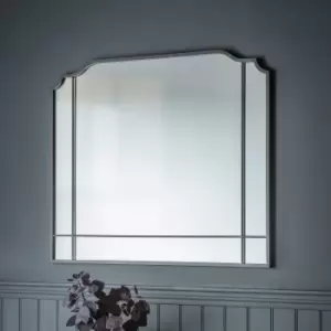 Image of Gallery Wardour Overmantel Mirror, Silver