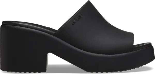 image of Crocs Women Brooklyn Heel Sandals Black / Black 5